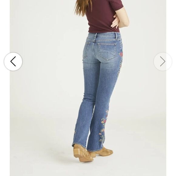 Driftwood Kelly Bootcut Embroidered Jeans Serenity - Medium Wash - Picture 6 of 12